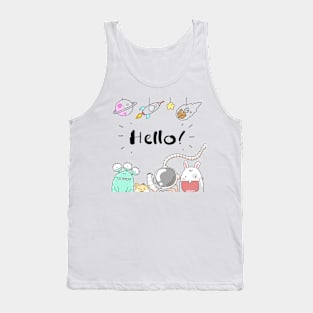 Friendly aliens Tank Top